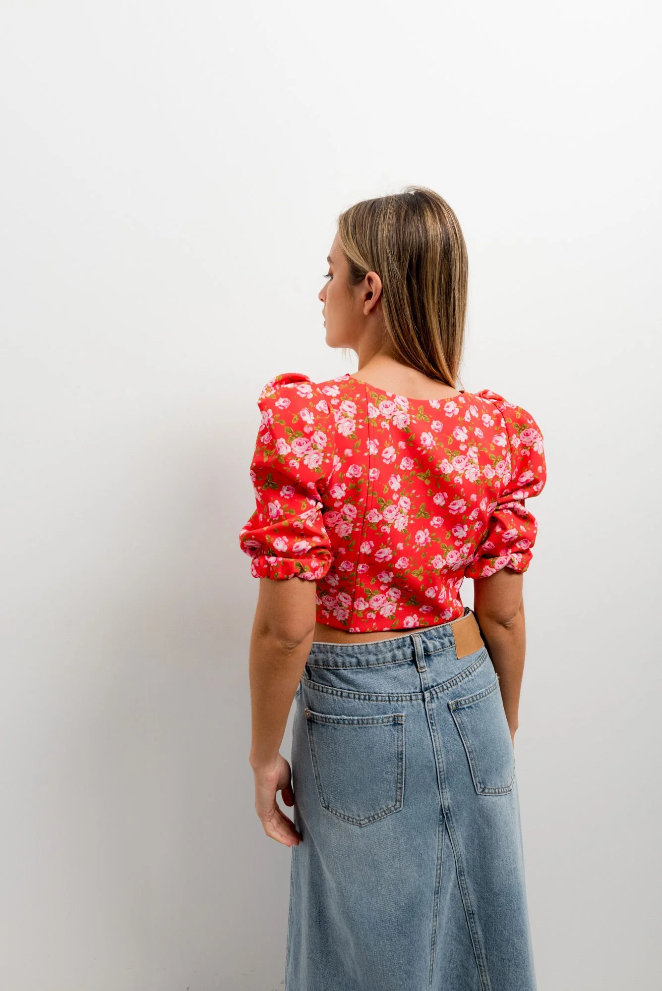 Top estampado flores - Imagen 2