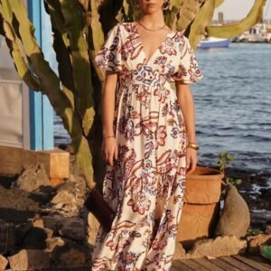 Vestido Luna color beige