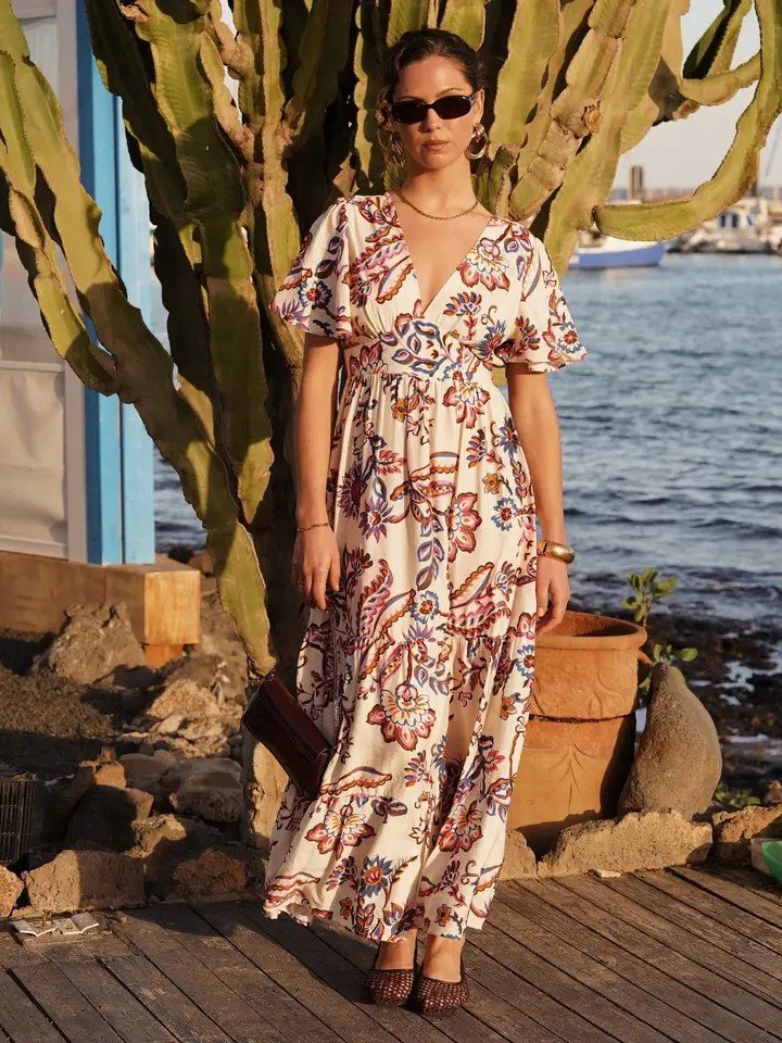 Vestido Luna color beige