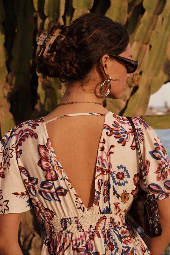 Vestido Luna color beige - Imagen 5
